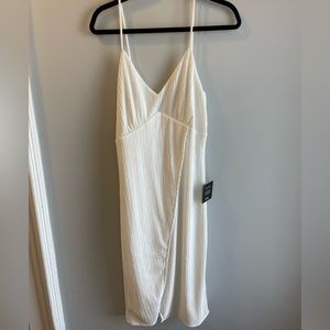 White spaghetti strap dress